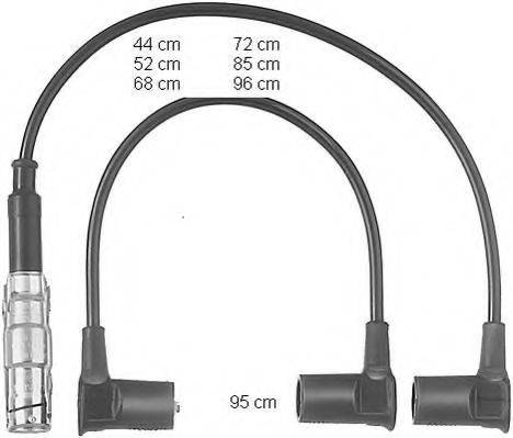 Провода зажигания (комплект) BERU ZEF558