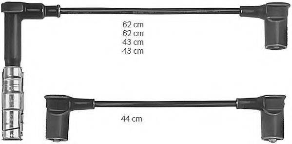 Провода зажигания (комплект) BERU ZEF585