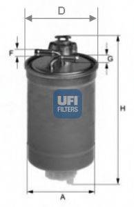 Фильтр топлива UFI 24.003.00