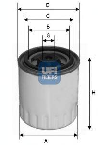Фильтр топлива UFI 24.321.00