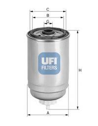 Фильтр топлива UFI 24.408.00