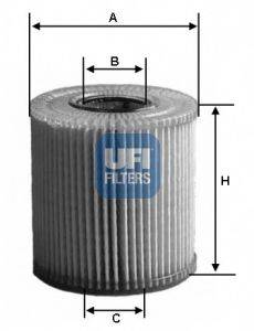 Масляний фільтр UFI 25.002.00