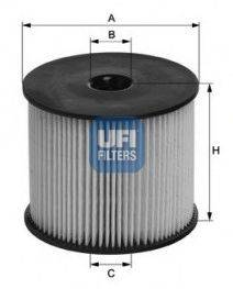 Фильтр топлива UFI 26.003.00