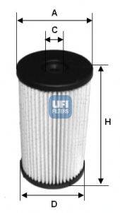 Фильтр топлива UFI 26.007.00
