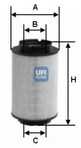 Фильтр топлива UFI 26.014.00