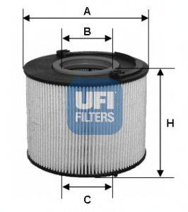 Фильтр топлива UFI 26.015.00