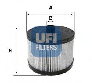 Фильтр топлива UFI 26.022.00