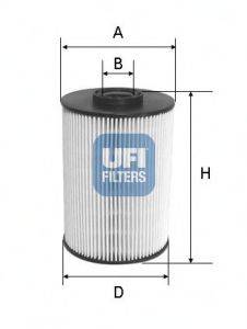 Фильтр топлива UFI 26.037.00