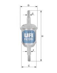Фильтр топлива UFI 31.012.00