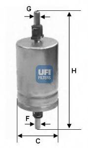 Фильтр топлива UFI 31.510.00