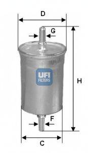 Фильтр топлива UFI 31.515.00