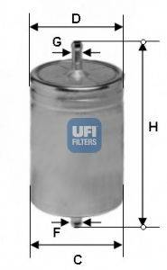 Фильтр топлива UFI 31.611.00