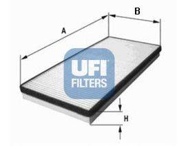 Фильтр воздуха в салоне UFI 53.100.00