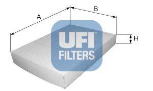 Фильтр воздуха в салоне UFI 53.123.00