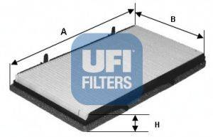 Фільтр, повітря у внутрішньому просторі UFI 53.131.00