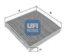 Фільтр, повітря у внутрішньому просторі UFI 54.101.00