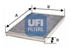 Фільтр, повітря у внутрішньому просторі UFI 54.102.00