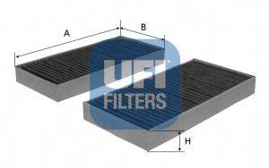 Фільтр, повітря у внутрішньому просторі UFI 54.172.00