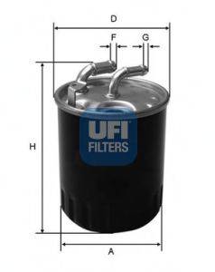 Фильтр топлива UFI 24.077.00