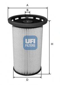 Фильтр топлива UFI 26.025.00
