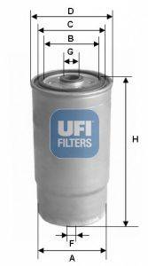 Фильтр топлива UFI 24.460.00