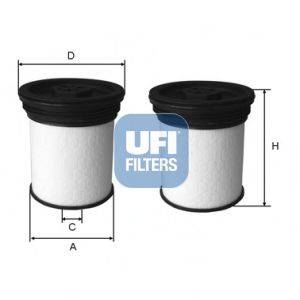 Фильтр топлива UFI 26.047.00