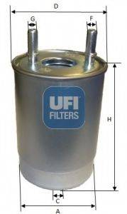 Фильтр топлива UFI 24.108.00