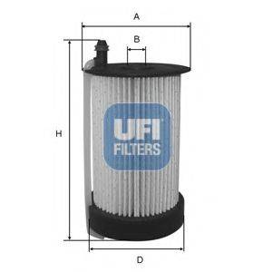 Фильтр топлива UFI 26.031.00