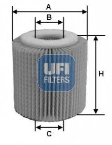 Масляний фільтр UFI 25.150.00