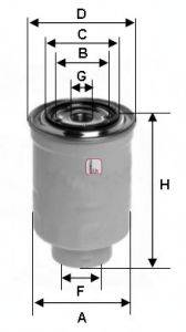 Фильтр топлива SOFIMA S 4413 NR