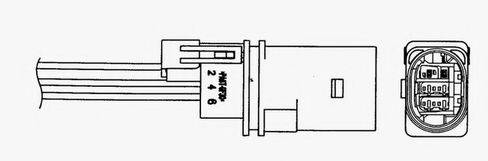 Датчик остаточного кислорода (Лямбда-зонд) NGK 1880