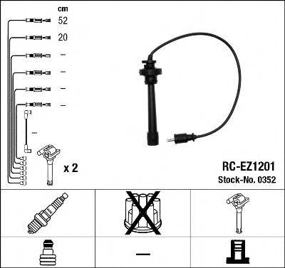 Провода зажигания (комплект) NGK 0352