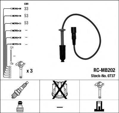 Провода зажигания (комплект) NGK 0737