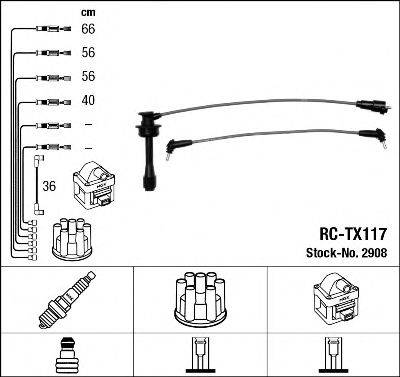 Провода зажигания (комплект) NGK 2908