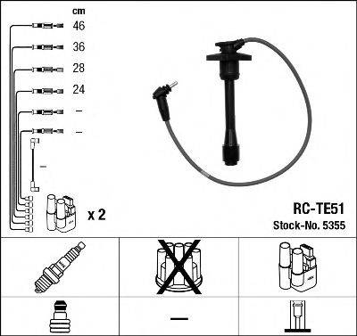 Провода зажигания (комплект) NGK 5355
