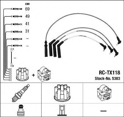 Провода зажигания (комплект) NGK 5383