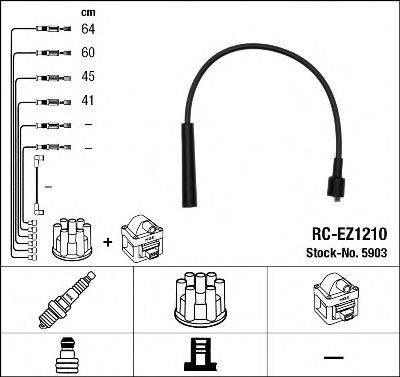 Провода зажигания (комплект) NGK 5903