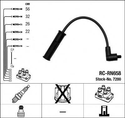 Провода зажигания (комплект) NGK 7200