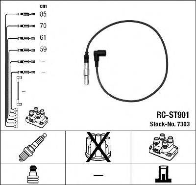 Провода зажигания (комплект) NGK 7303