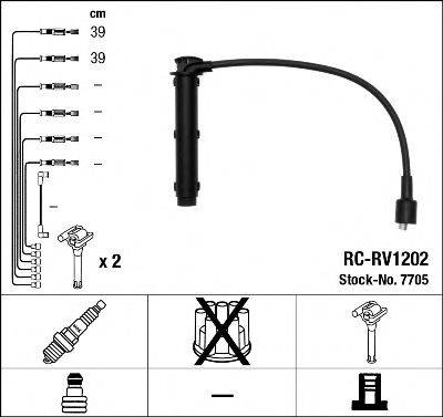 Провода зажигания (комплект) NGK 7705
