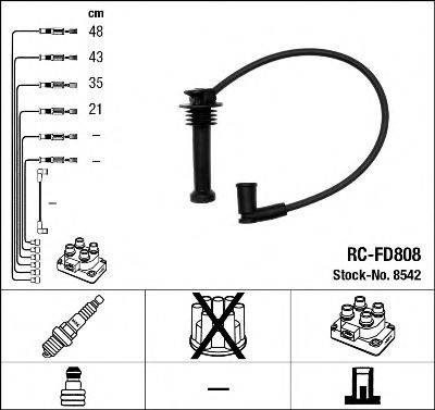 Провода зажигания (комплект) NGK 8542
