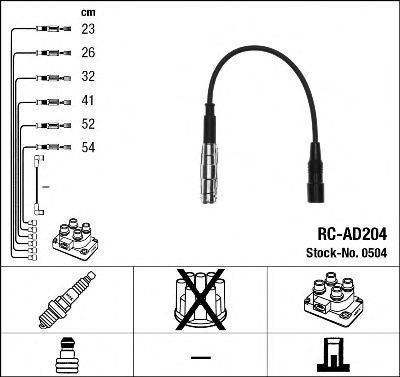Провода зажигания (комплект) NGK 0504