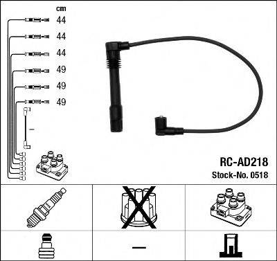 Провода зажигания (комплект) NGK 0518