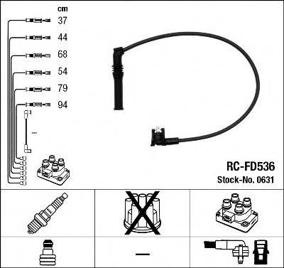 Провода зажигания (комплект) NGK 0631