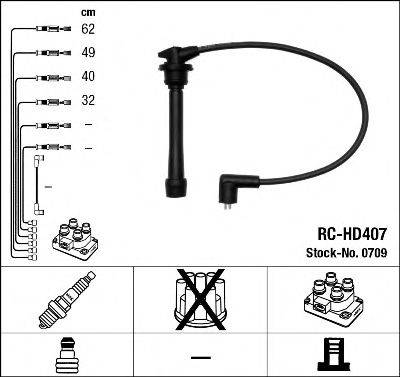 Провода зажигания (комплект) NGK 0709