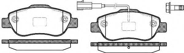 Колодки (дисковый тормоз) REMSA 1100.11