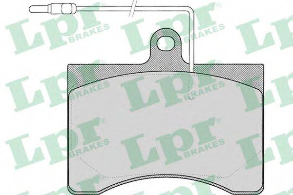 Колодки (дисковый тормоз) LPR 05P008