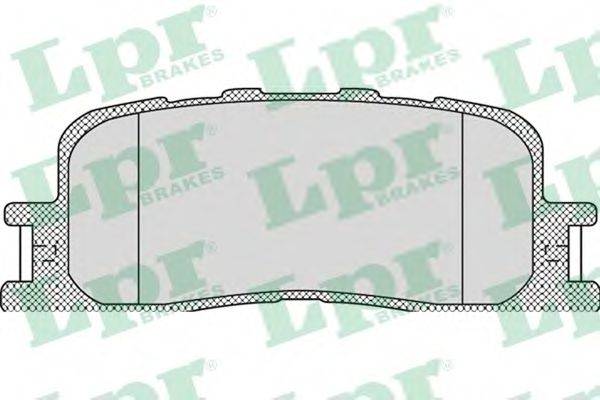 Колодки (дисковый тормоз) LPR 05P1115