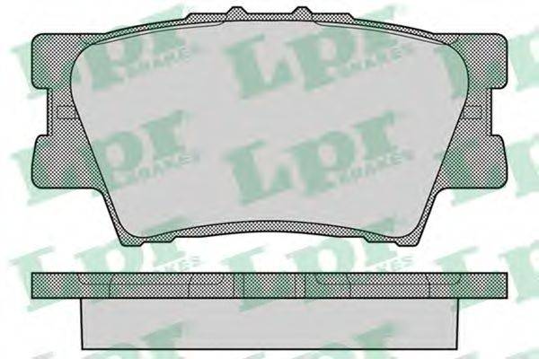 Колодки (дисковый тормоз) LPR 05P1281