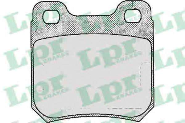 Колодки (дисковый тормоз) LPR 05P206